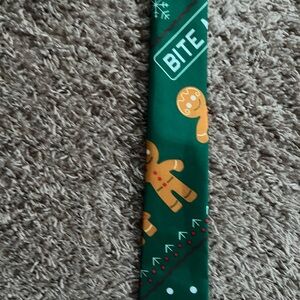 Christmas tie “ Bite me”for men’s. NWOT